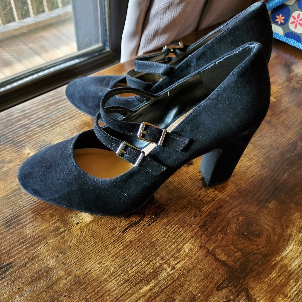 Brand New Witchy Black Mary Jane Heels